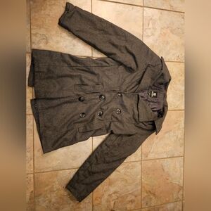 Buckle BKE Black wool coat. Like New